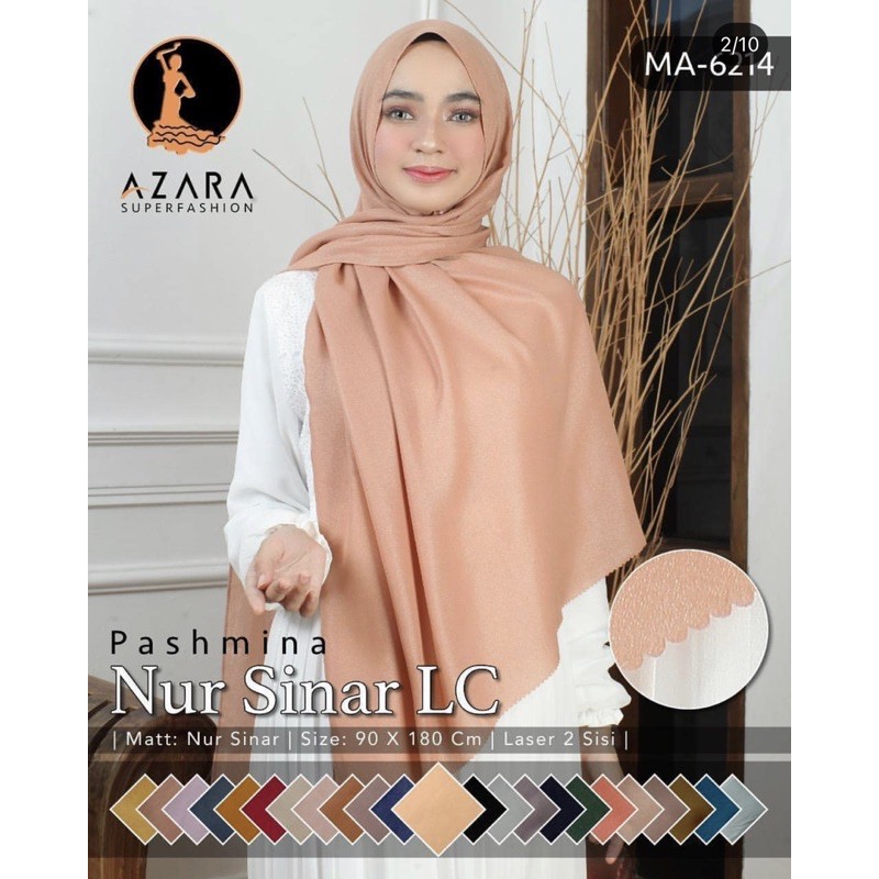 90x180cm Pashmina Glowing Nur Sinar Lasercut by Azara-3