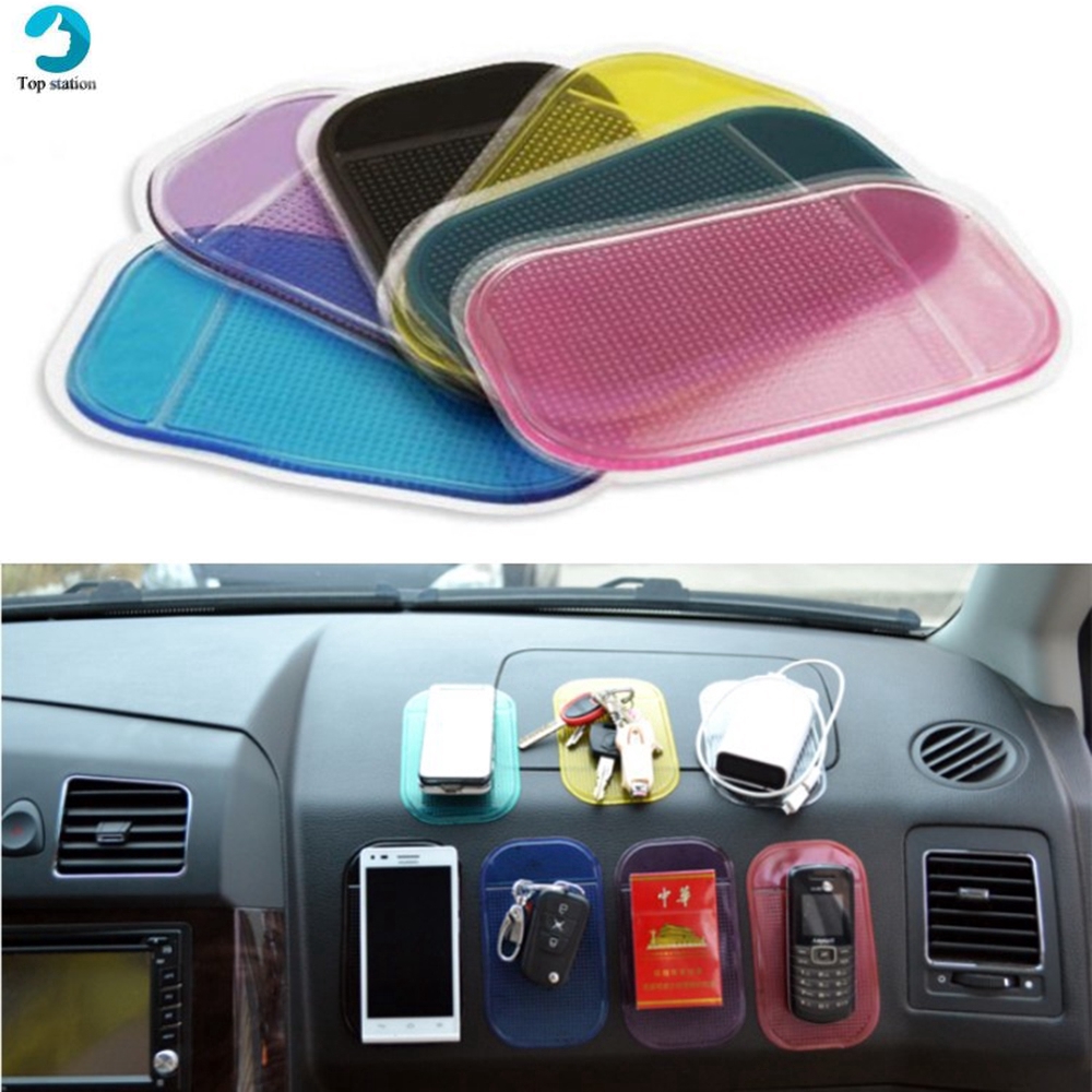 【COD Tangding】Pad Lengket Tempel Dashboard Mobil Bahan Gel Silika Anti Slip 1PC