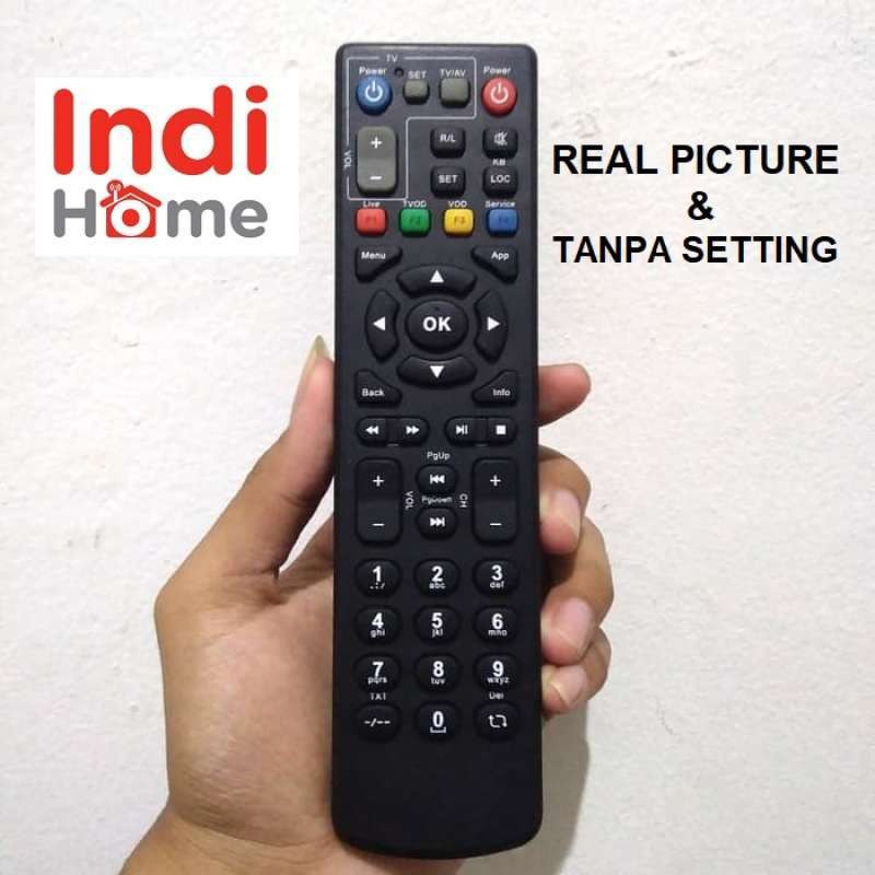 REMOT REMOTE RECEIVER STB USEE TV SPEEDY TV ZTE - HITAM