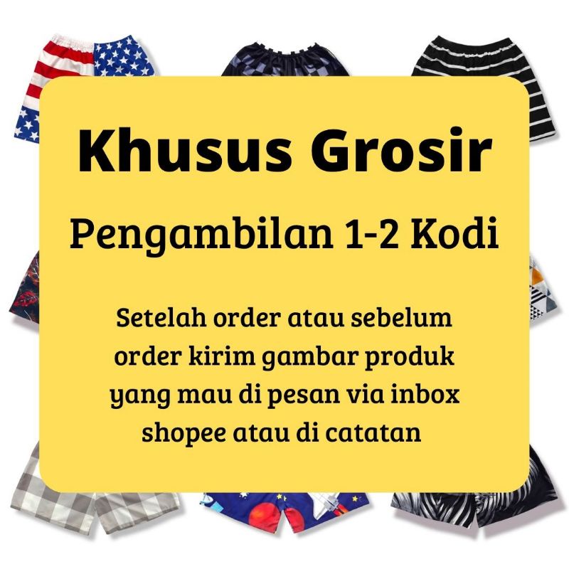 Khusus Grosir Boxer Disperse | Boxer Motif Best Seller