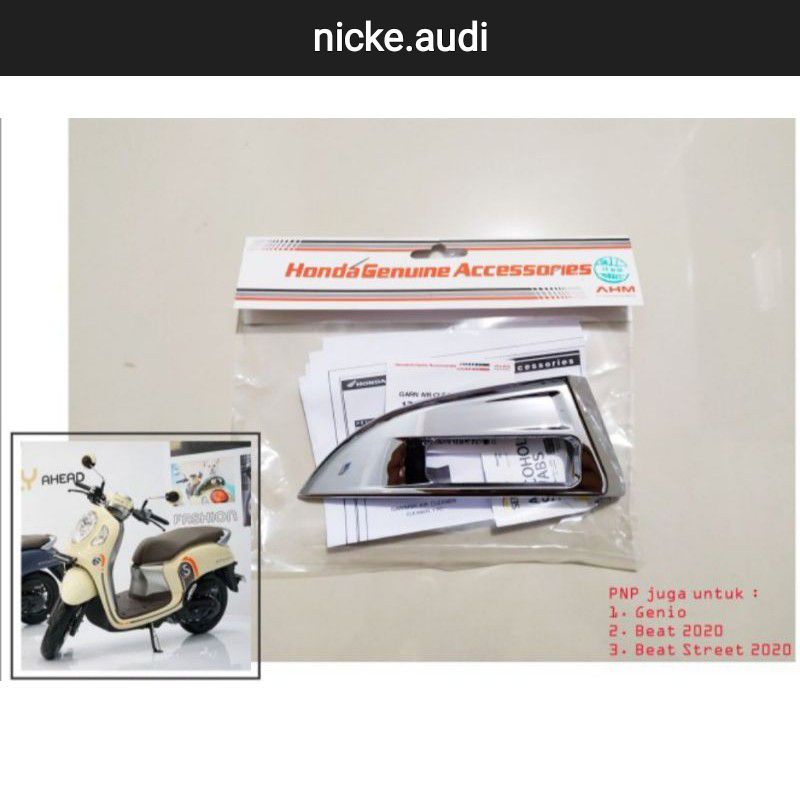 Garnish Cover Filter Udara New Scoopy 2021 Original Honda