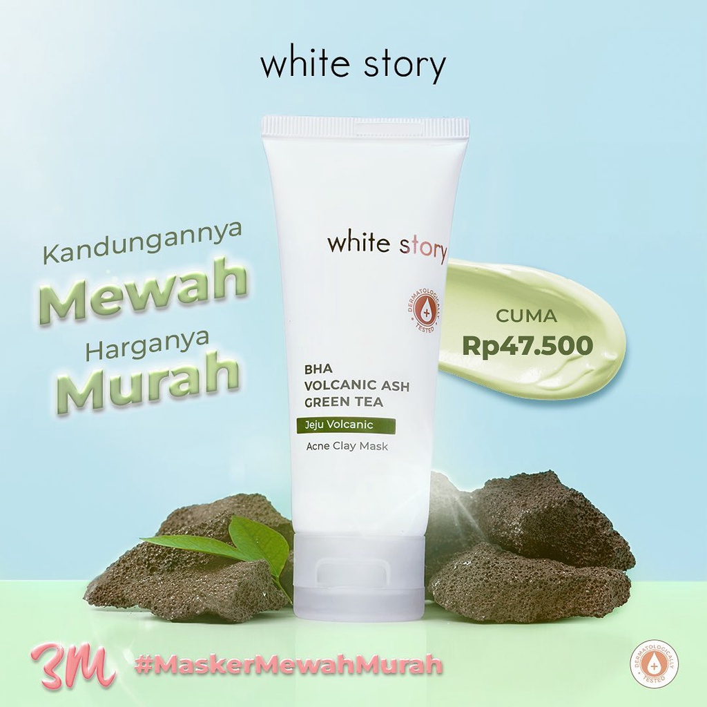 WHITE STORY Jeju Volcanic Acne Clay Mask