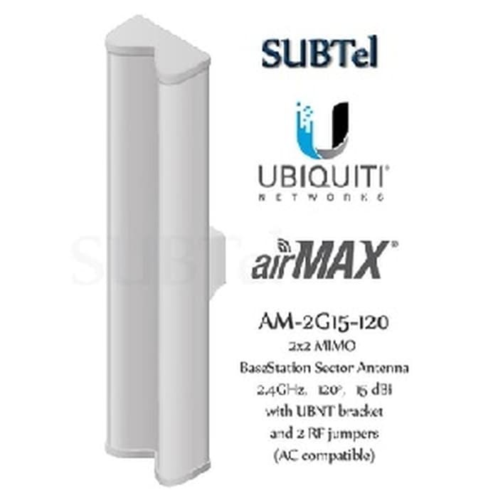 Ubiquiti AM-2G15-120 Sectoral Airmax2,4Ghz 15dbi 120degree