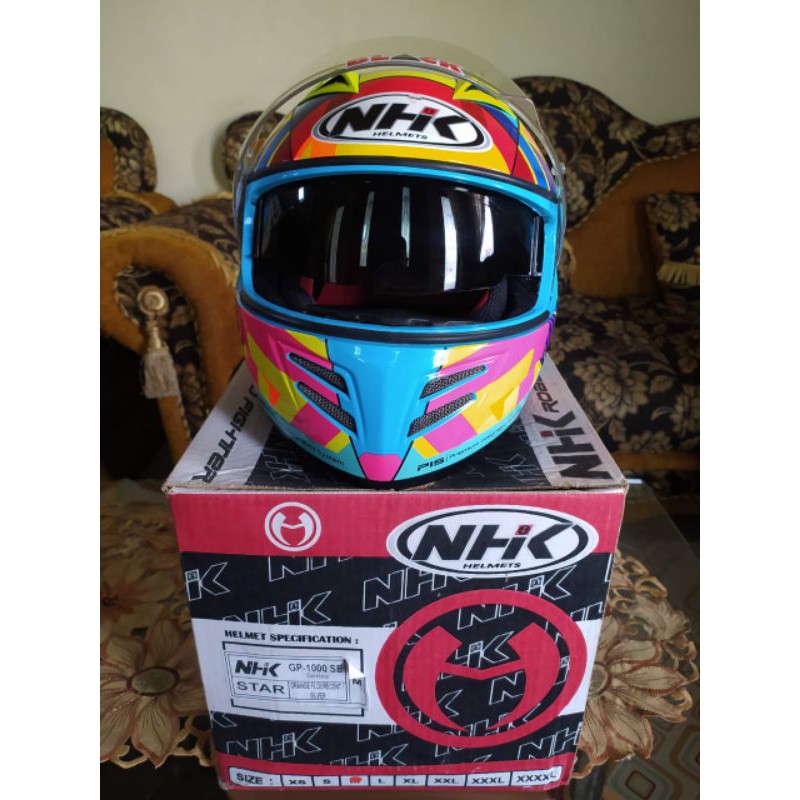 Helm NHK FULL FACE TERMINATOR+VISOR