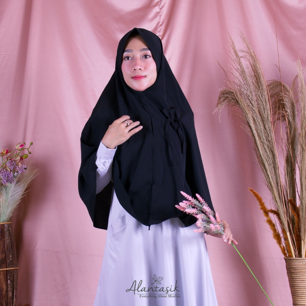 Alantasik - Pet antem jilbab aurora L  wolpeach  / jilbab  hijab wolfis jumbo R.25