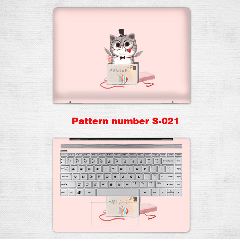 Stiker Skin Laptop Komputer 2 Sisi Bahan Vinyl Untuk 11 / 12 / 13 / 14 / 15 / 17 Inch Universal Folio 9470M 9470M 9480m Cq432