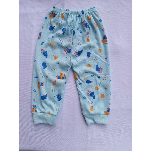 1 lusin celana panjang bayi dobel prin S.M.L.XL.