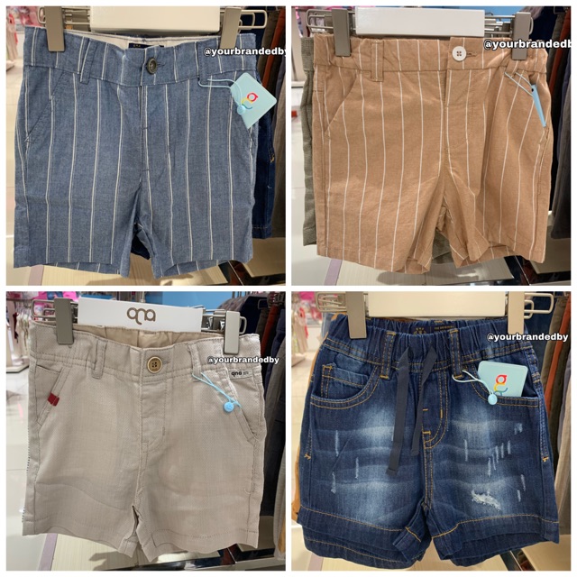 Celana pendek anak baby QNA original