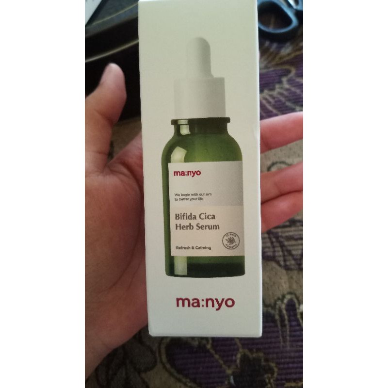 manyo bifida cica herb serum 50ml dan toner
