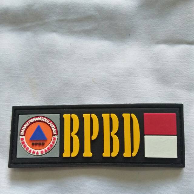 Patch Rubber BPBD/Badan Penanggulangan Daerah