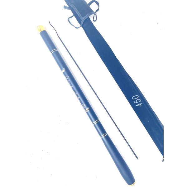 Joran Pancing Tegek Milano Black Widow 240 270 450 Ruas Pendek Bahan Carbon