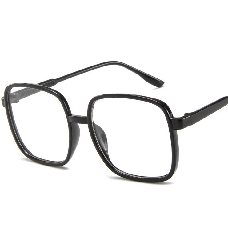 AS Kacamata Wanita Hitam 6178 Kotak Gaya Style Sunglasses Kaca Mata Fashion Eyewear-BLACK WHITE