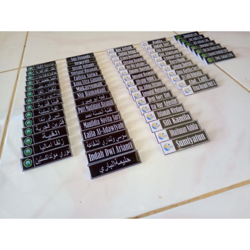 

name tag /papan nama murah berkualitas