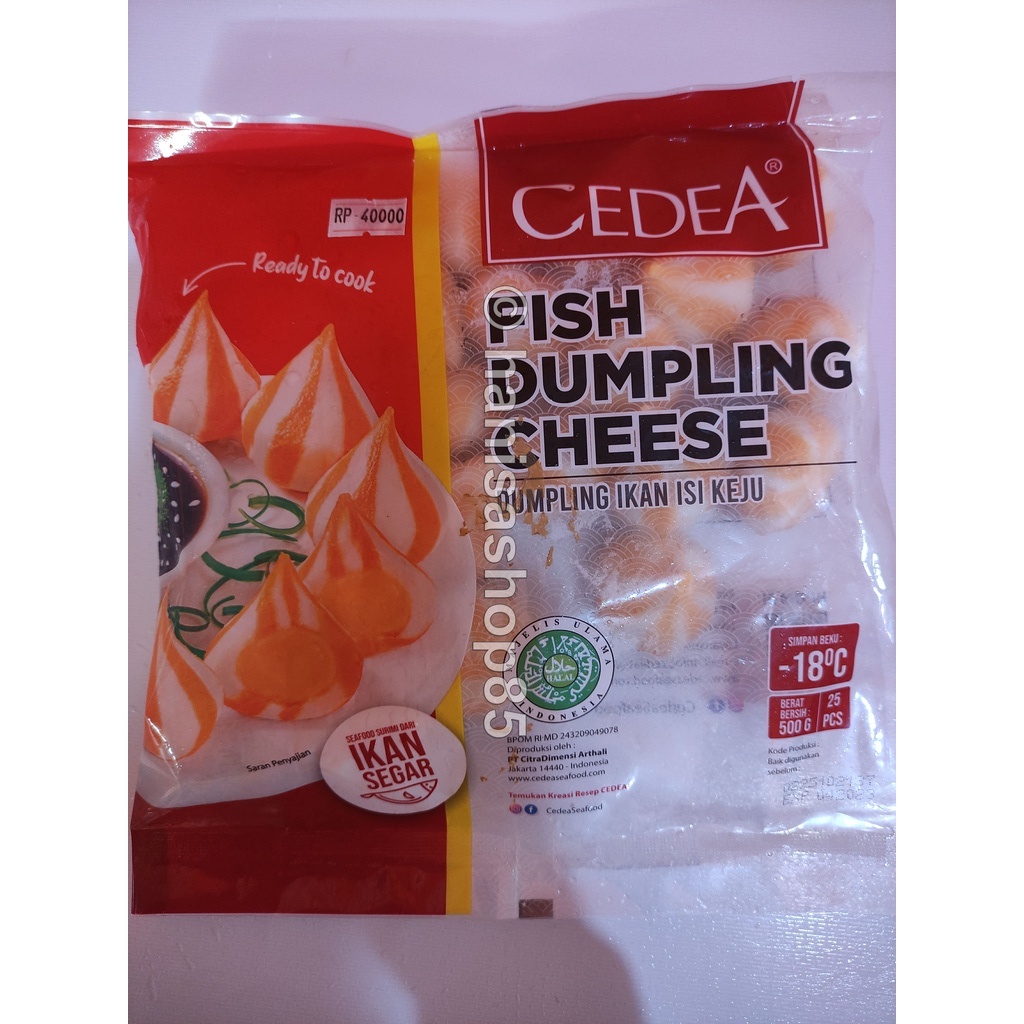 

Cedea Fish Dumpling Cheese 500gr isi 25pcs
