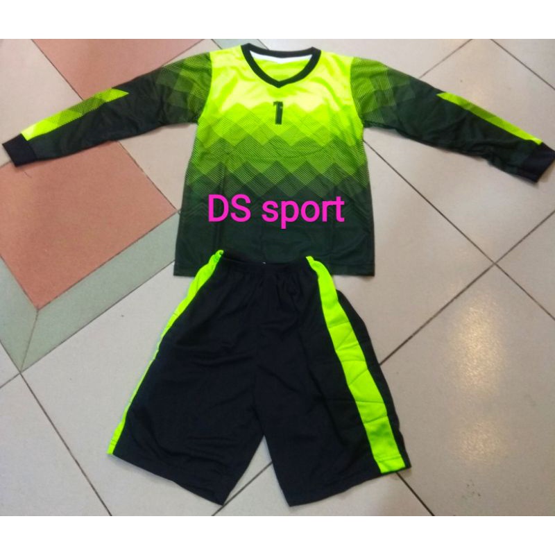 baju stelan kiper anak/baju bola junior/stelan kiper tanggung/baju kiper SD~SLTP