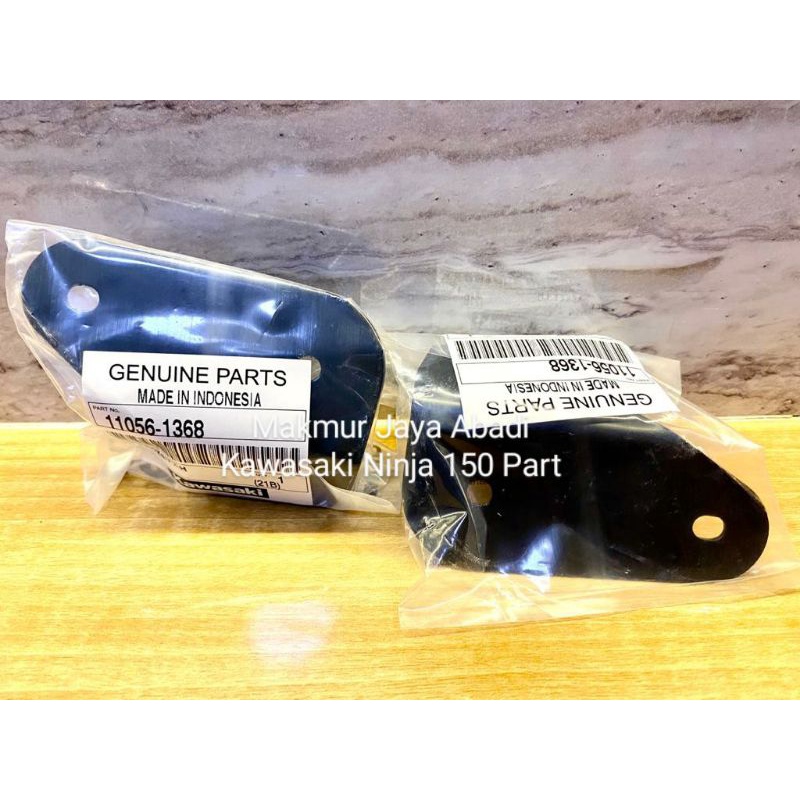 Besi Bracket Braket Dudukan Plat nomer Nomor visor Depan Sebelah Kiri Ninja RR 150 New Kawasaki 1pcs