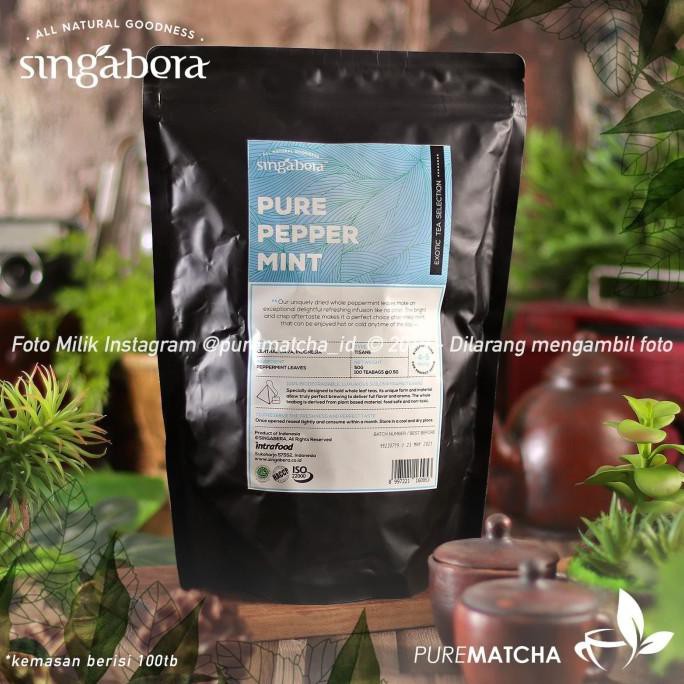

Jual Singabera Teh Premium Indonesia - Singabera Pure Peppermint 100 Teabag Teh