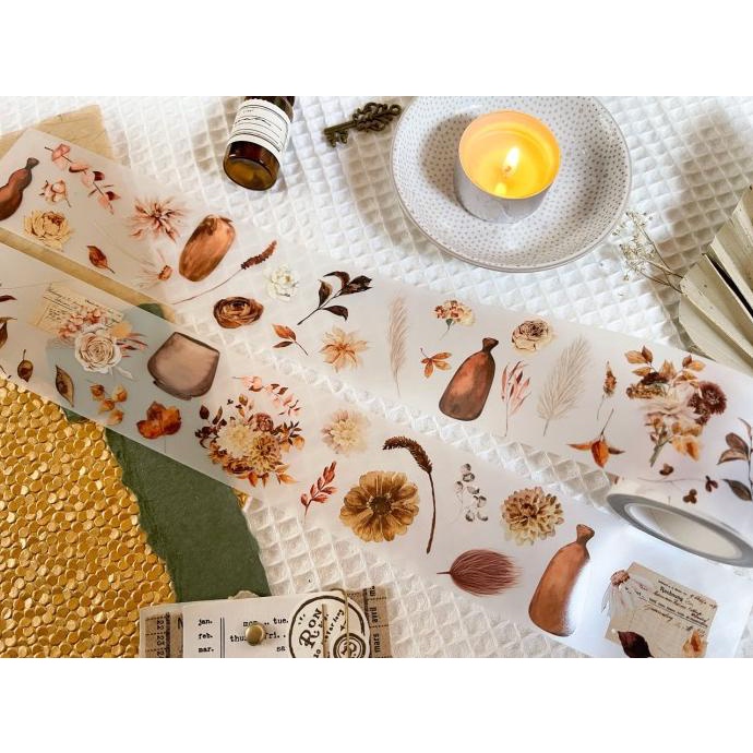 

(BISA COD) Heartlypaper Terracotta PET Tape BERMUTU Kode 92