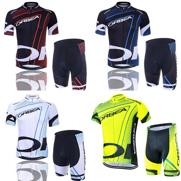 C002 - Baju Sepeda Setelan / Jersey Sepeda Set ORBEA Bahan Import