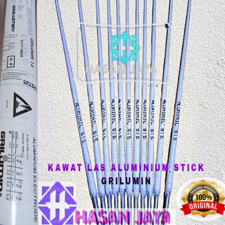 Kawat Las Listrik Aluminium Grilumin 2,5mm 2.5MM