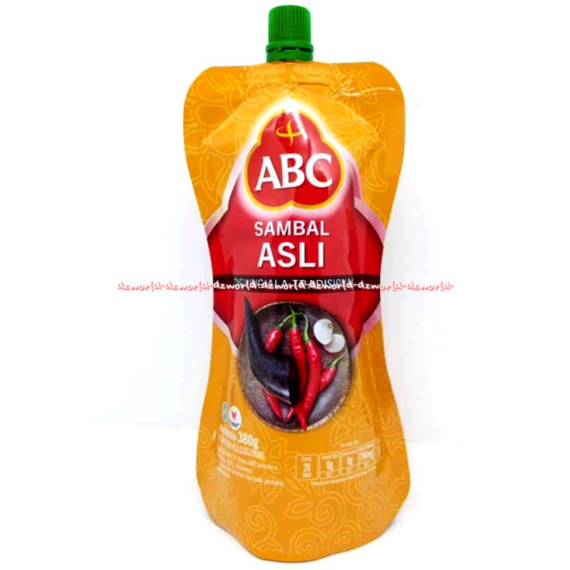 Sambal ABC Sambal Asli Pouch Kemasan Plastik 380gr Sambel ABC Refill Plastik