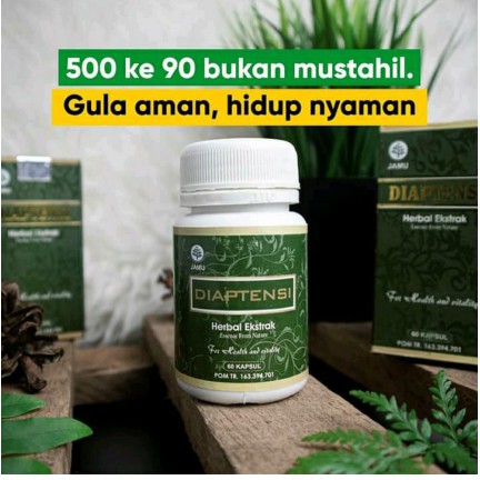 DIAPTENSI OBAT HERBAL DIABETES/PENURUN KADAR GULA DARAH/OBAT PENURUN GULA DARAH/PENURUN DIABETES