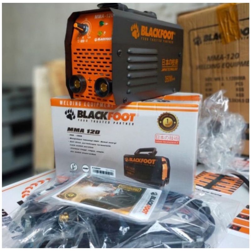 BLACKFOOT Mesin Las 350watt+ 120A Trafo las Terlaris japan | mesin las listrik watt rendah mesin las