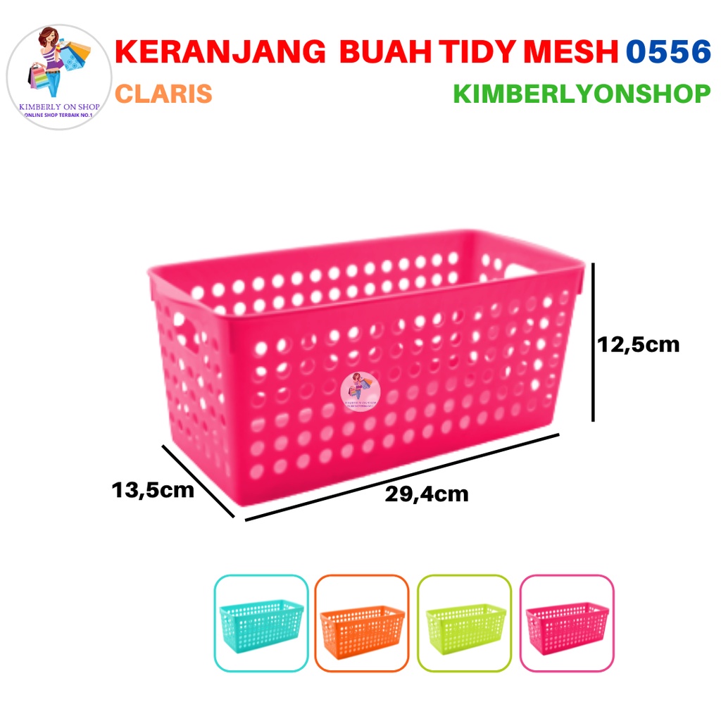 Keranjang Nampan Kotak Tidy Mesh Serbaguna Tray Small 0556 Claris