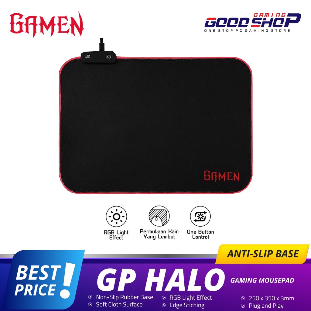 Gamen GP-halo - LED Mousepad Gaming