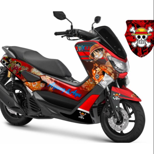 Decal Nmax One Piece 203 gratis tambah nama aja