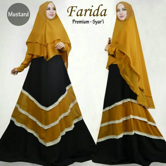 Gamis syari wanita/ gamis syari terbaru / gamis syari muslim