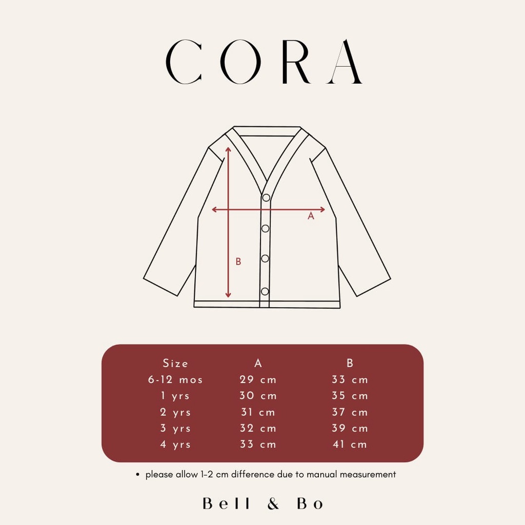 BELL&amp;BO - CARDIGAN CORA BELL N BO - JAKET ANAK - CARDIGAN ANAK