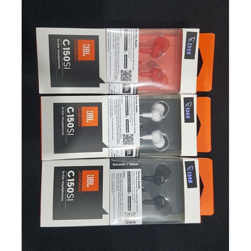 JBL C150SI HEADSET C150 SI 3,5mm Jack Audio Original Garansi IMS 1 Tahun Handset Bass Musik mp3 Film