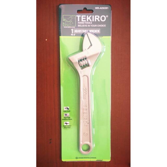 PROMO!!!kunci inggris 8&quot; 200mm Merk Tekiro