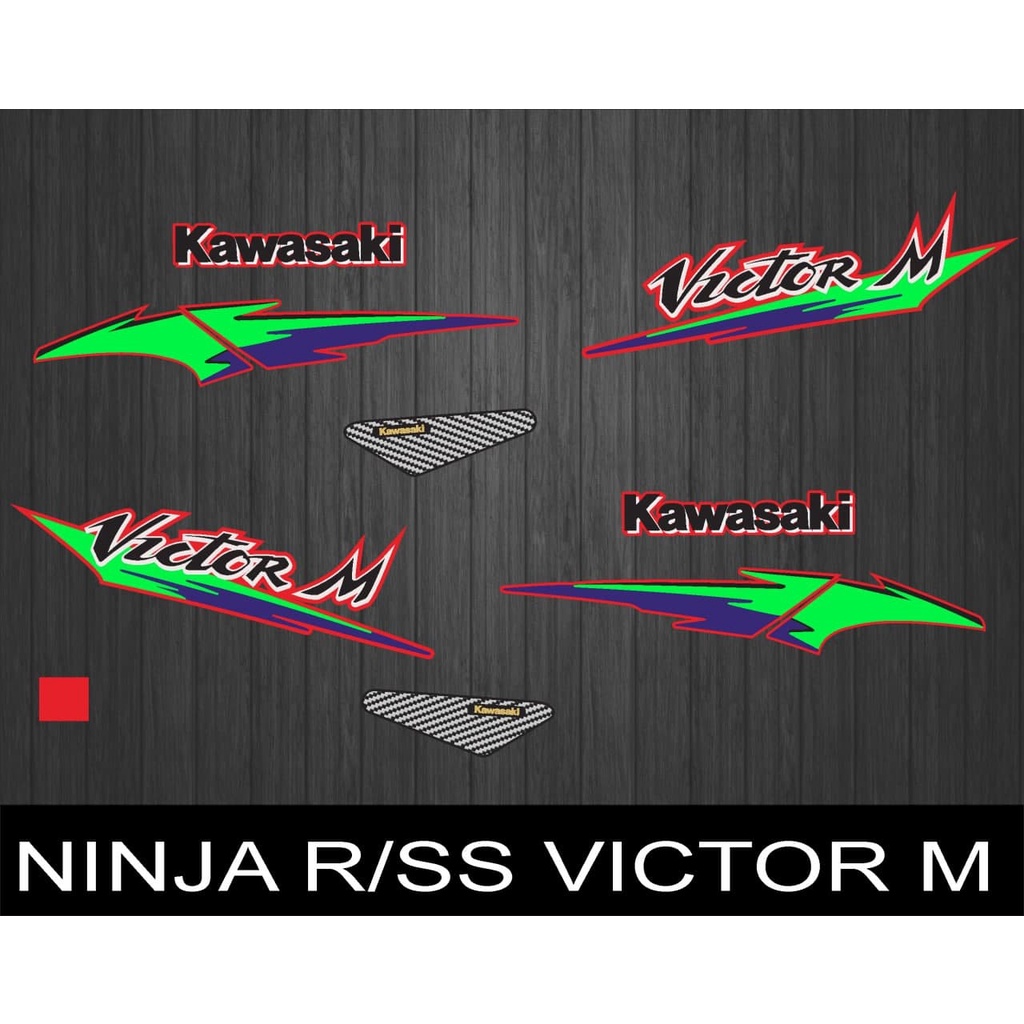 STIKER STRIPING VARIASI NINJA R/SS VICTOR M