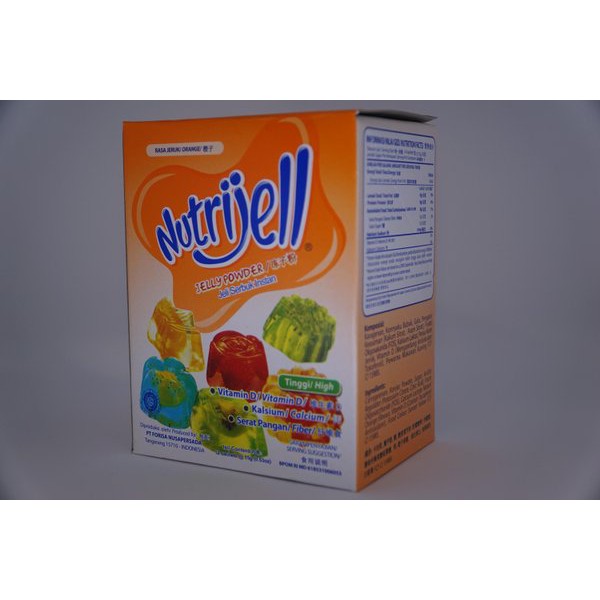 Nutrijell Agar&quot; Jelly Powder Nutrijel Ekonomis Rasa Jeruk 15 Gram