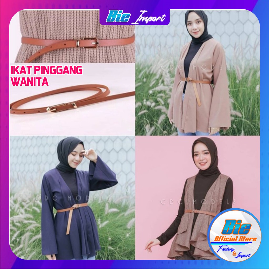 Gesper Ikat Pinggang Wanita Ring Belt Impor Korean Style