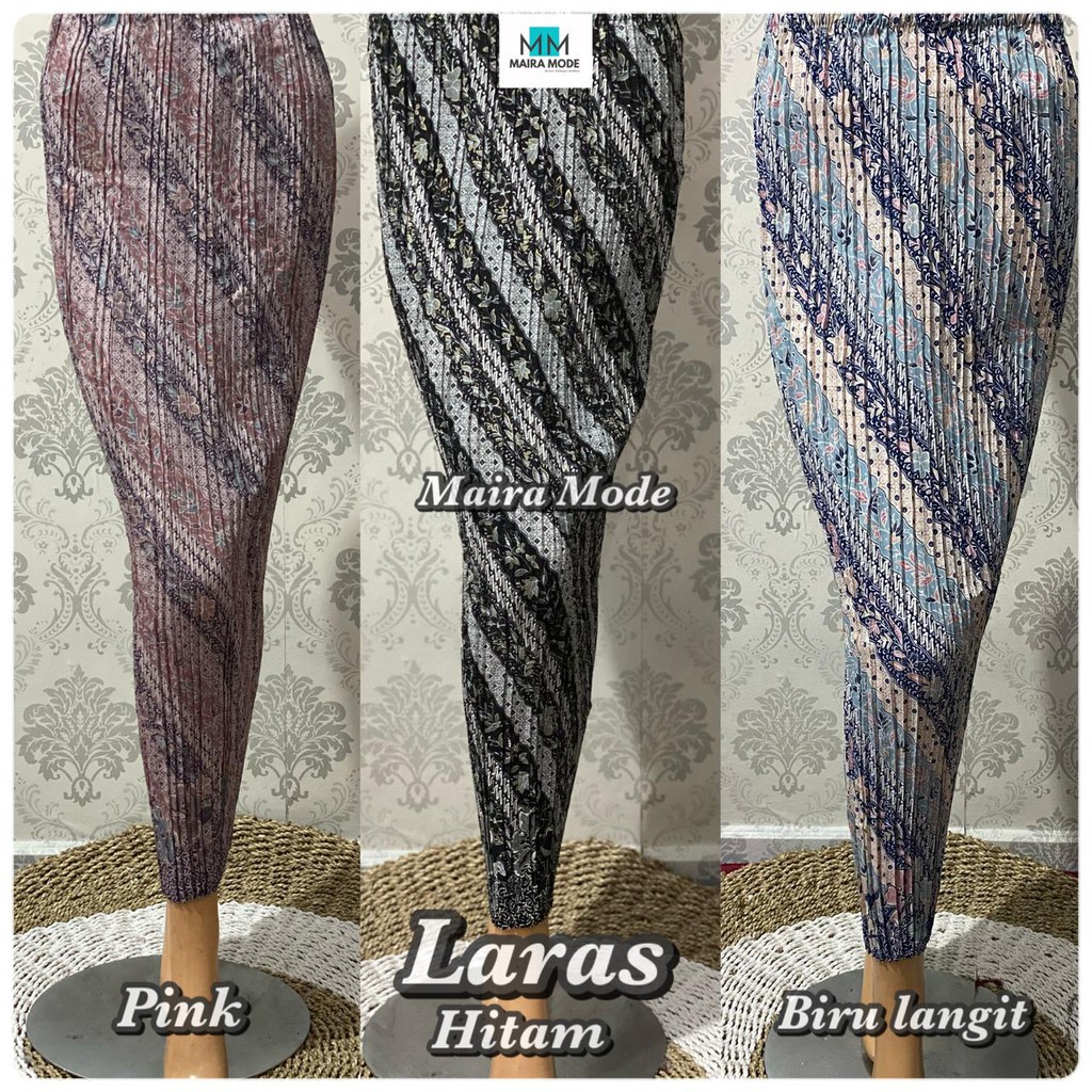 WILI MUSLIM - ROK BATIK PLISKET KEBAYA - ROK PLISKET KEBAYA - BAWAHAN KEBAYA - ROK SPAN - BATIK ROK 