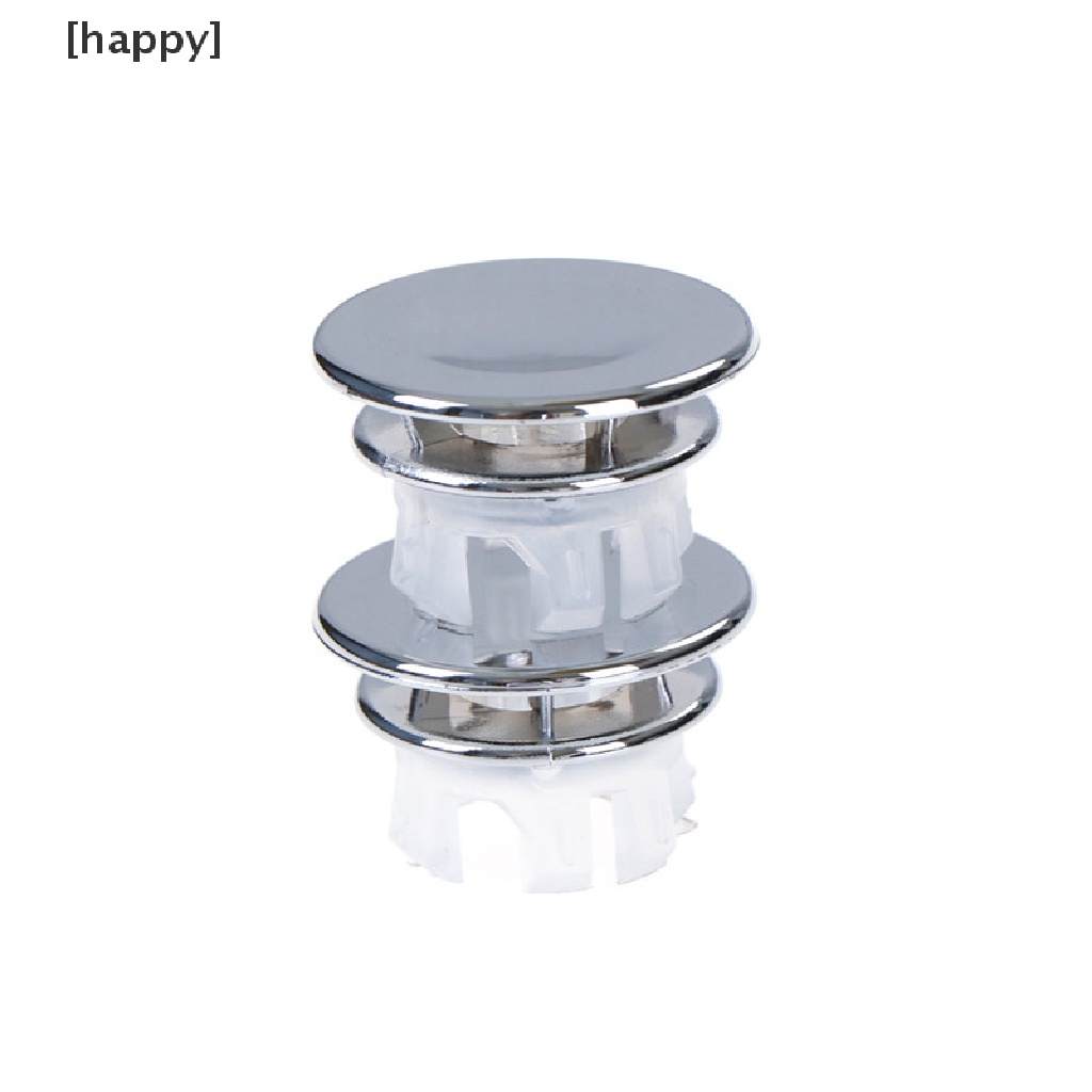 HA 2PCS Round Overflow Cover Tidy Trim Chrome Bathroom Basin Sink Spare Replacement ID
