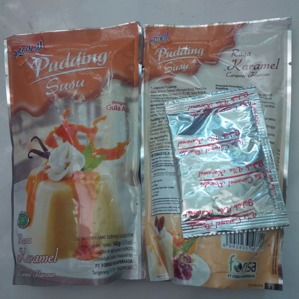 Puding/susu/caramel/karamel/custard/nutrijel/instant/premix
