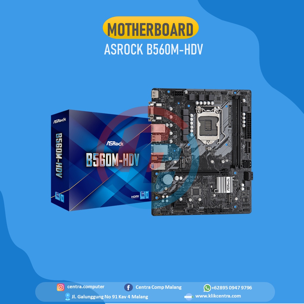 ASROCK MOTHERBOARD B560M-HDV