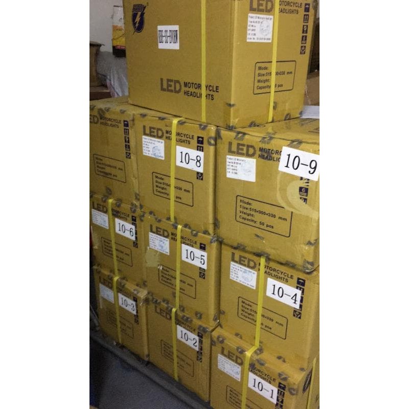 Lampu Motor LED 6 Sisi RTD   Putih