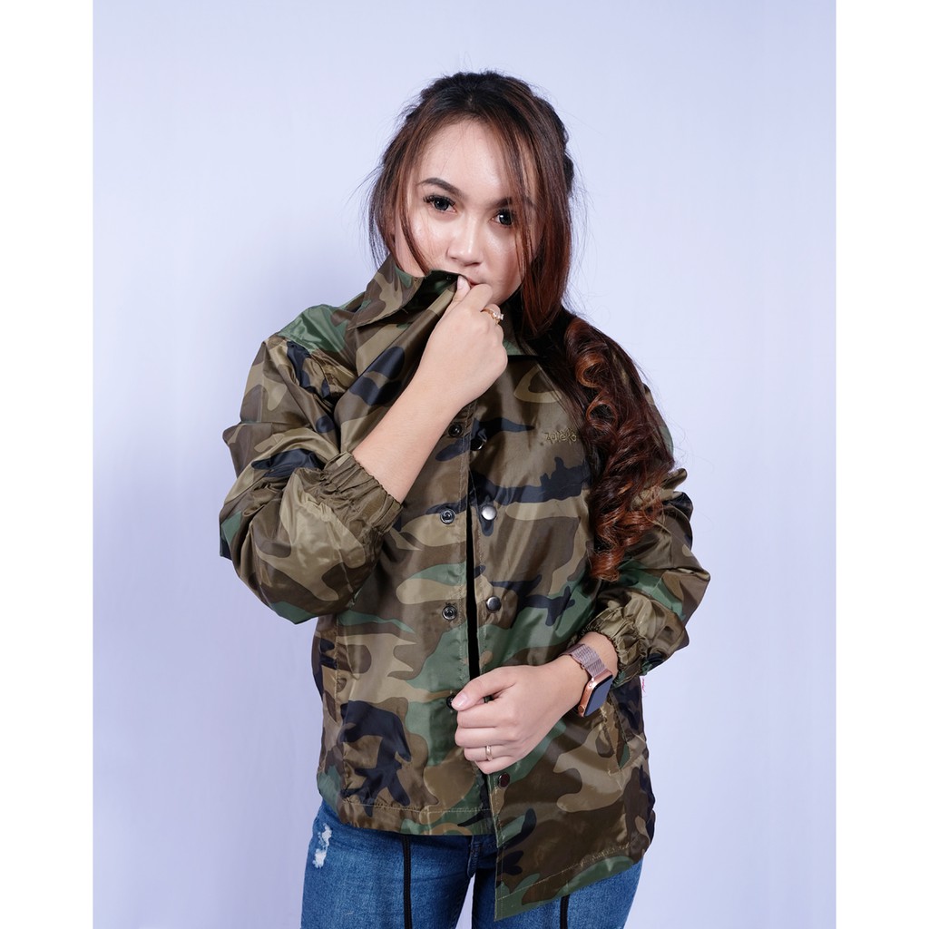 Zalekaid Coach Doreng Jaket Temporary Pria/Wanita SMLXLXXL