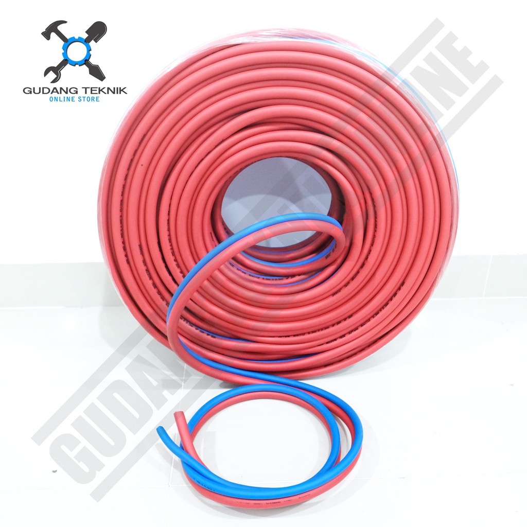 Selang Las Blender Double 6.5x9.5mm SAMATO 1 Meter / Twin Hose Double SAMATO Per METER