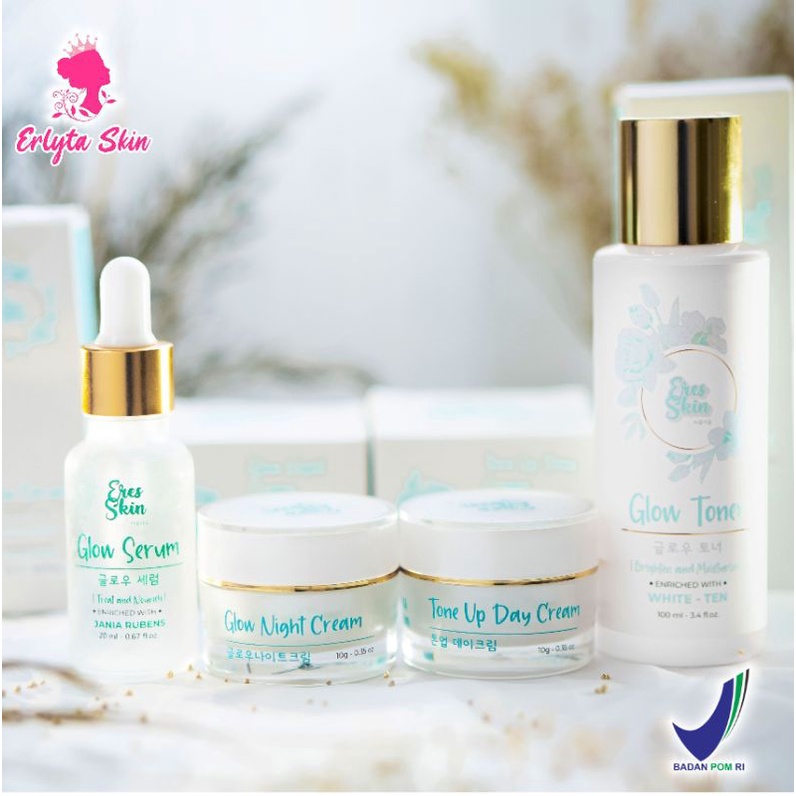 [ERESSKIN] PAKET CREAM PEMUTIH WAJAH ERESSKIN GLOW WHITENING