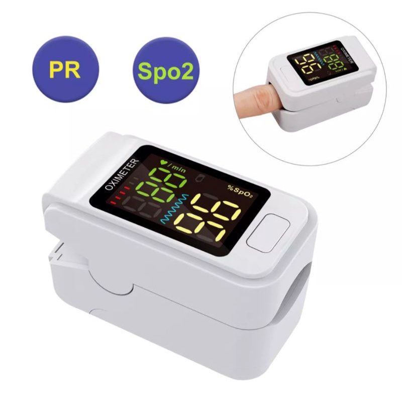 oximeter putih SO811 dan MD2400 alat ukur oksigen pulse fingertrip