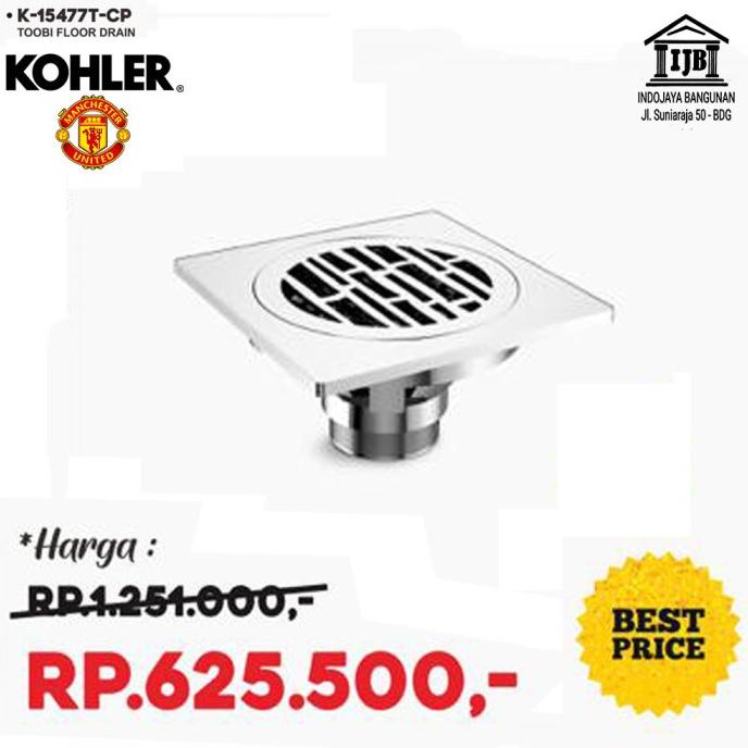 ```````] Kohler Toobi Shower Drain K-15477T-CP Floor Drain