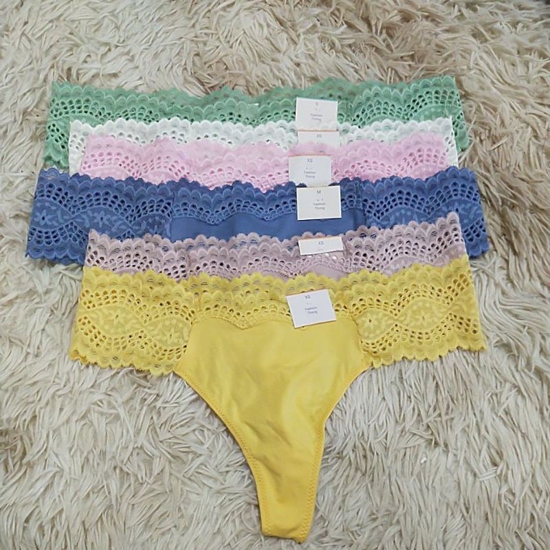 celana dalam wanita,panty thong,aerie,branded underwear