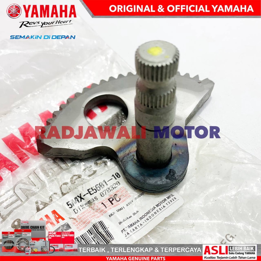 AS ENGKOL GIGI SELAHAN KICK STATER NOUVO, NOUVO Z ASLI ORIGINAL YAMAHA 5MX-E5601-10
