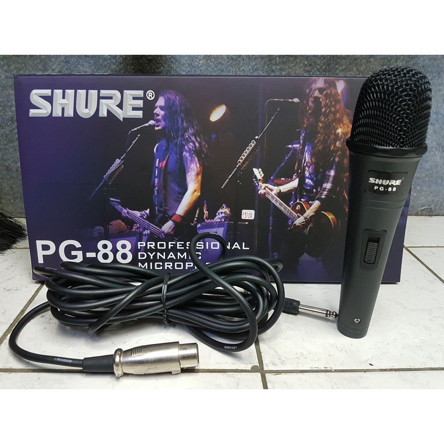 MIC SHURE PG 88 MICROPHONE KABEL